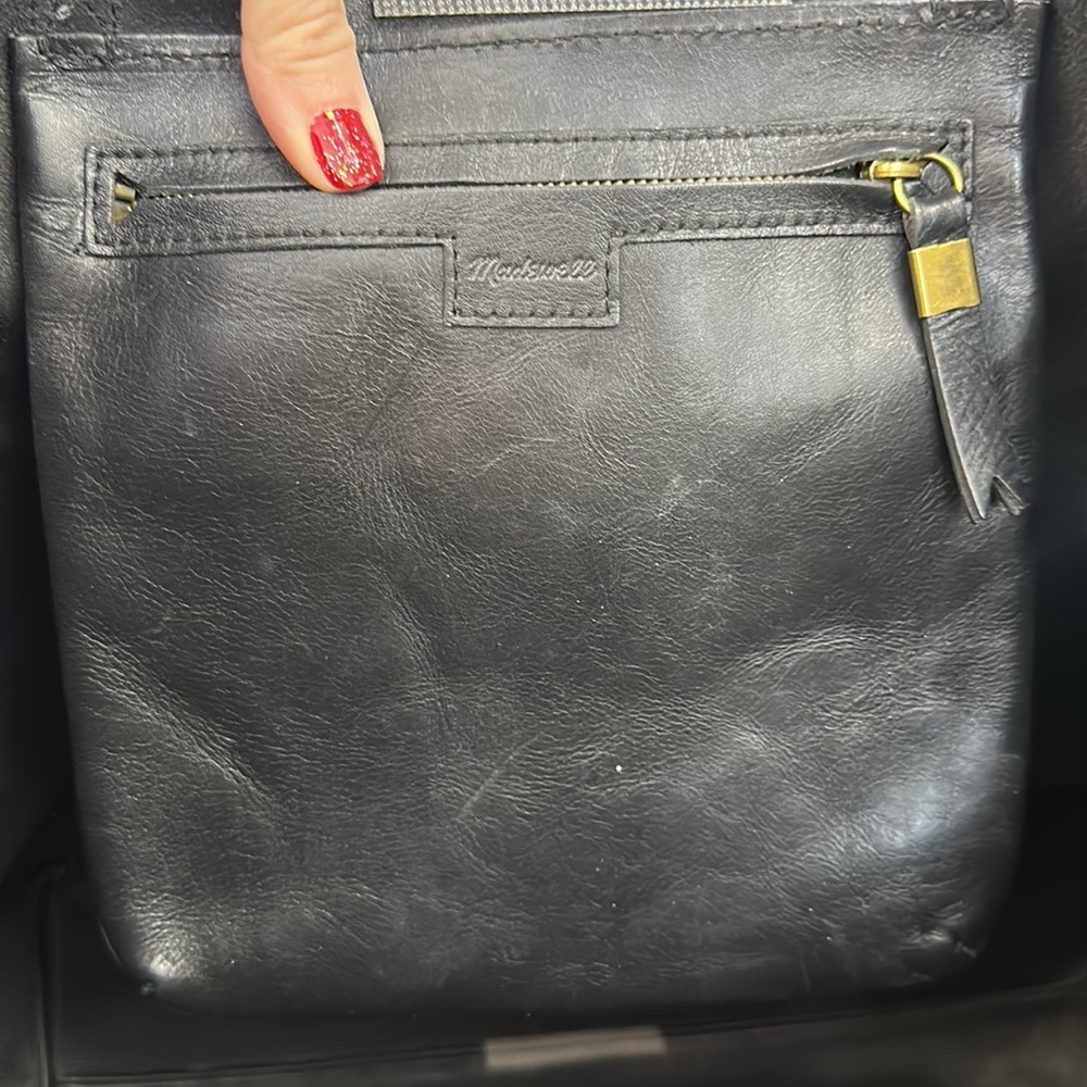 Madewell Black and Gray Tote Bag - Picture 12 of 12